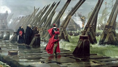 Cardinal Richelieu at the Siege of La Rochelle, 1881.