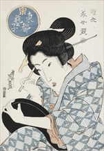 Contest of Beauties: A Geisha from the Eastern Capital, ca 1825.
