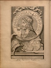 Emperor Justinian I. From: Jurisprudentia Philologica, Sive Elementa Juris Civilis, 1744.