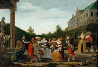 Feast in the castle park, 1624.