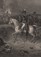 General Jean-Baptiste Kléber (1753-1800) in the Battle of Heliopolis , .