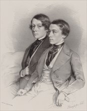 Georg Hellmesberger (1830-1852) and Josef Hellmesberger (1828-1893), 1845.