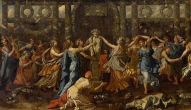 Hymenaios Disguised as a Woman During an Offering to Priapus, c. 1635.
