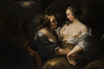 Jupiter, Disguised as Diana, Seducing the Nymph Callisto, .