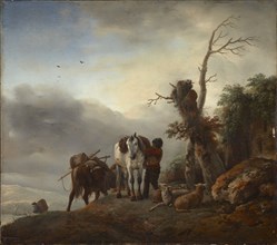 Landscape with Packhorses, c. 1647-1648.