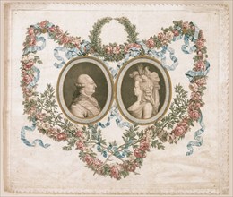 Louis XVI and Marie Antoinette, ca 1781.