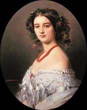 Malcy Louise Caroline Frederique Berthier de Wagram, Princess Murat (1832-1884), 1854.