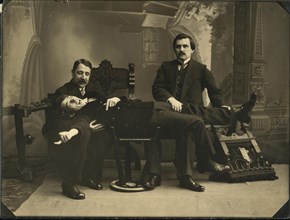 Mikhail Matyushin, Kazimir Malevich and Aleksei Kruchenykh, 1913.