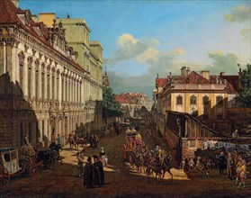 Miodowa Street in Warsaw, 1777.