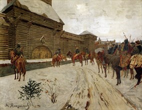 Mongols under the walls of Vladimir, 1910.