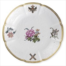 Plate from the Order of Saint Andrew Service. Given by Augustus III of Poland and Saxony to Empress