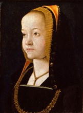 Portrait of a woman (Jeanne Besse ?), c. 1500.