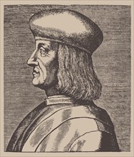 Portrait of Aldus Pius Manutius (1449-1515), 16th century.