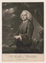 Portrait of Benjamin Franklin , 1761.