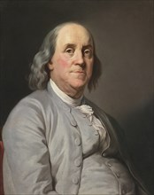 Portrait of Benjamin Franklin , c. 1780.