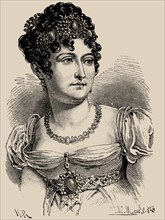 Portrait of Caroline Bonaparte (1782-1839), Princesse Française, Grand Duchess of Berg and Cleves, Q