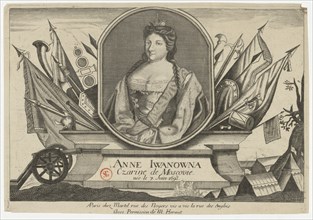 Portrait of Empress Anna Ioannovna (1693-1740), .
