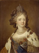 Portrait of Empress Maria Feodorovna (Sophie Dorothea of Württemberg) (1759-1828), First quarter of