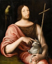 Portrait of Francis I (1494-1547), King of France, as Saint John the Baptist, 1518.