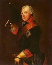 Portrait of Frederick II of Prussia (1712-1786), .