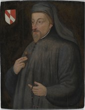 Portrait of Geoffrey Chaucer, Early 17th cen..