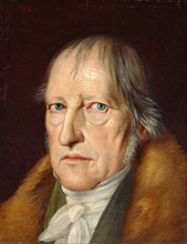 Portrait of Georg Wilhelm Friedrich Hegel (1770-1831), 1831.