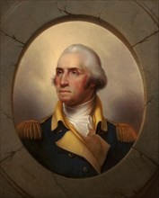 Portrait of George Washington (1732-1799), ca 1856.
