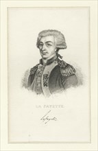 Portrait of Gilbert Motier the Marquis De La Fayette (1757-1834), .