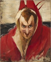 Portrait of Grigory Grigoryevich Ge (1867-1942) as Mephistopheles, 1890s.