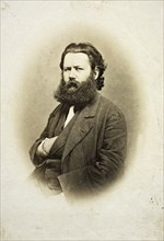 Portrait of Henrik Ibsen (1828-1906), ca 1863.