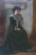 Portrait of Hertha Ayrton, née Sarah Marks (1854-1923), c. 1903-1906.
