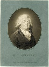 Portrait of Honoré Gabriel Riqueti, comte de Mirabeau (1749-1791), 1793.
