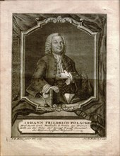 Portrait of Johann Friedrich Polack (1700-1771) , 1755.