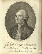 Portrait of Johann Gottfried Sammet (1719-1796) , 1794.
