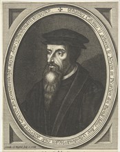 Portrait of John Calvin (1509-1564), 1630-1640.
