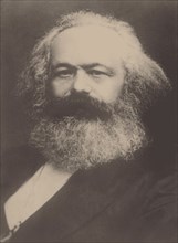 Portrait of Karl Marx (1818-1883), .