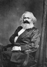Portrait of Karl Marx (1818-1883), before 1875.