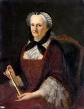 Portrait of Madame Geoffrin (1699-1777), 1840.