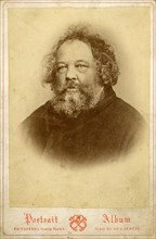 Portrait of Mikhail Alexandrovich Bakunin (1814-1876), ca 1860.