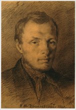 Portrait of the author Fyodor Mikhaylovich Dostoyevsky (1821-1881), 1847.