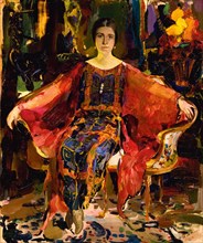Portrait of the Ballerina Alexandra Balashova (1887-1979), 1923.