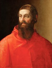 Portrait of the Cardinal Rodolfo Pio , ca 1545.