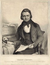 Portrait of the composer Charles-Louis Hanssens (1802-1871), 1840s.