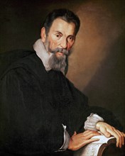 Portrait of the composer Claudio Monteverdi (1567-1643), .