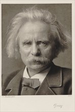 Portrait of the composer Edvard Grieg (1843-1907), .