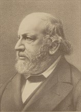 Portrait of the composer Ferdinand von Hiller (1811-1885) , 1880.