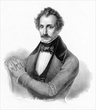 Portrait of the composer Luigi Ricci (1805-1859), c. 1840.