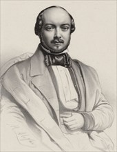 Portrait of the harpist and composer Félix Godefroid (1818-1897), 1855.