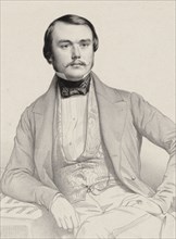 Portrait of the pianist and composer Alexandre Edouard Goria (1823-1860), 1855.