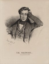 Portrait of the violinist and composer Theodor Haumann (1808-1878), 1834.